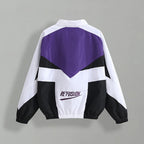 Unisex Varsity Bomber Jacket – Embroidered Patchwork Streetwear Coat