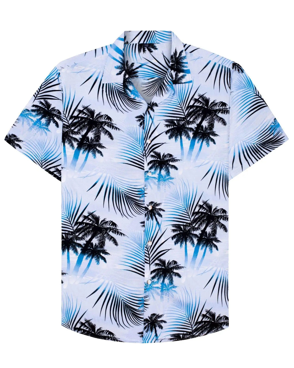 Unisex 3D Tropical Hawaiian Shirt – Colorful Plant Print Short Sleeve Top