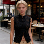 Lace Crop Vest – Women’s Sleeveless Summer Top