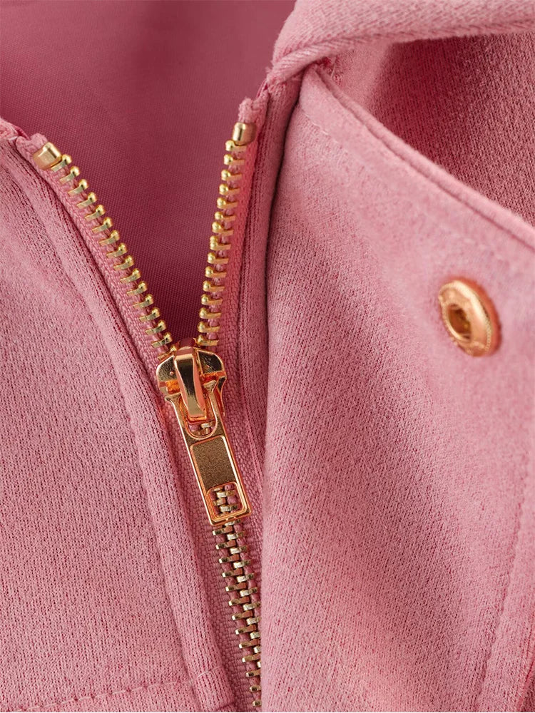 Suede Oversized Bomber Jacket – Women’s Long Sleeve Zip-Up Coat