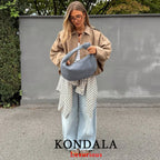 Women’s Khaki Suede Bomber Jacket – Oversized Zip-Up Coat