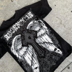 Y2K Gothic Oversized T-Shirt – Unisex High Street Graphic Cotton Top