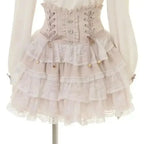 Lolita Bow Lace Blouse – Women’s Black & White Long Sleeve Shirt