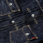 Iron Heart Type II 16oz Indigo Selvedge Denim Jacket – Rope-Dyed Vintage Workwear