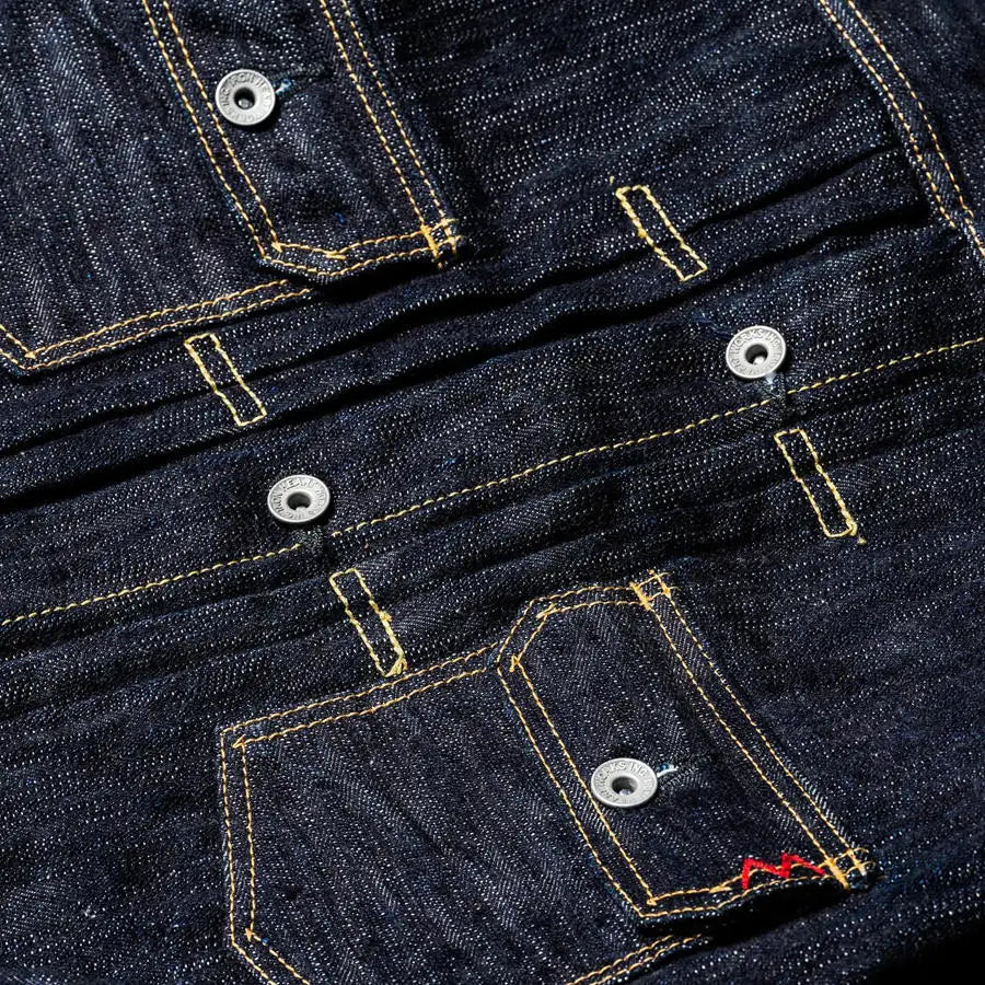 Iron Heart Type II 16oz Indigo Selvedge Denim Jacket – Rope-Dyed Vintage Workwear