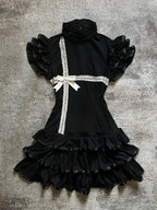 French Lace Halter Mini Dress – Women’s Slim Fit Satin Summer Dress