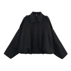 Suede Oversized Bomber Jacket – Women’s Long Sleeve Zip-Up Coat