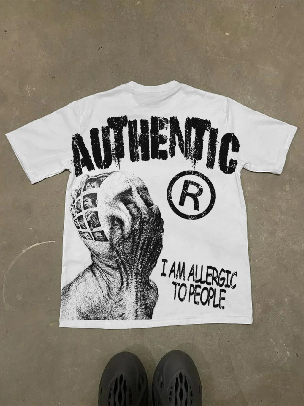 Unisex Harajuku Graphic T-Shirt – Oversized Y2K High Street Streetwear Tee