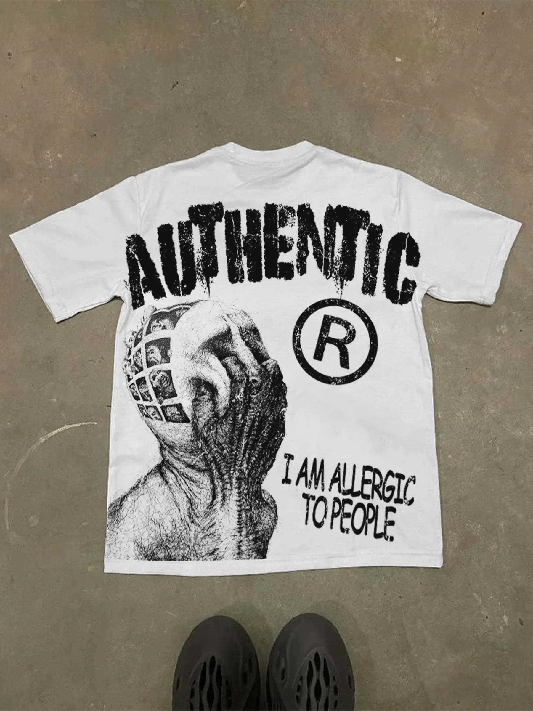 Unisex Harajuku Graphic T-Shirt – Oversized Y2K High Street Streetwear Tee