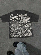 Unisex Harajuku Graphic T-Shirt – Oversized Y2K High Street Streetwear Tee