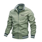 Men’s Waterproof Stand Collar Jacket – Casual Outdoor Sports Windbreaker