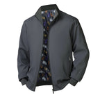 Men’s Plus Size Stand Collar Windbreaker – Casual Lightweight Jacket