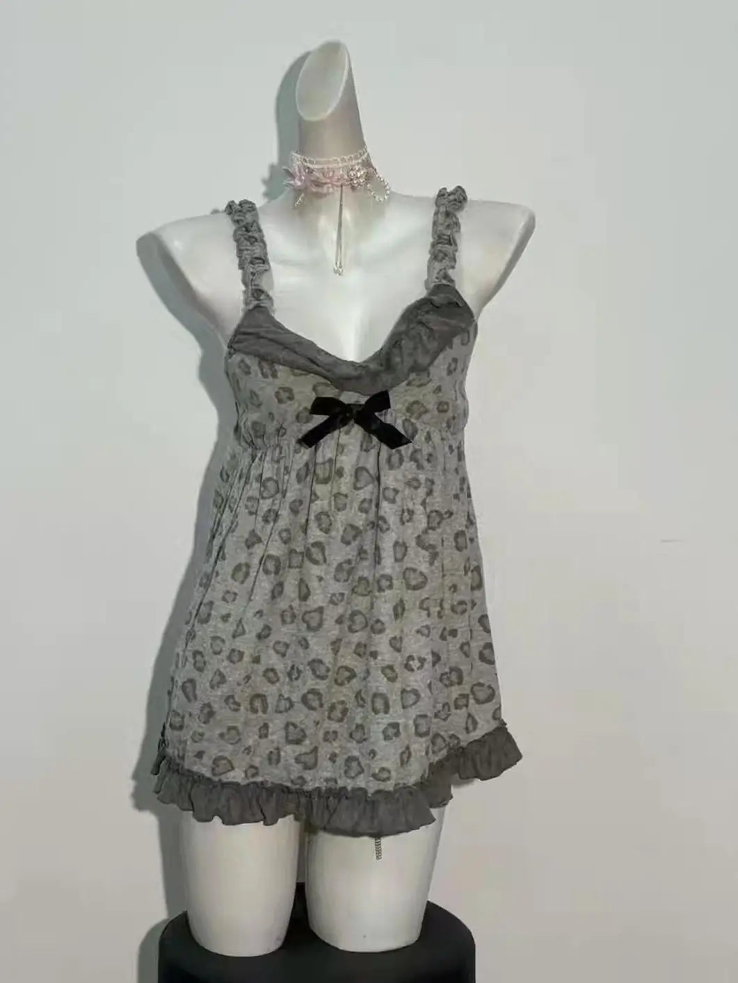 French Lace Halter Mini Dress – Women’s Slim Fit Satin Summer Dress