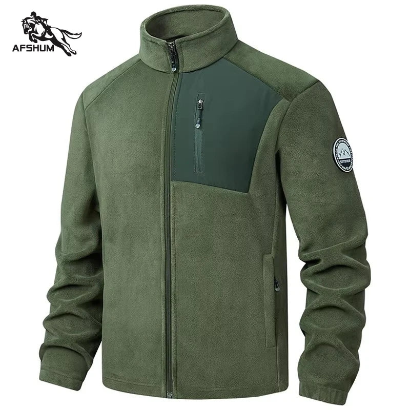 Men’s Fleece Winter Jacket – Thick Warm Casual Outerwear
