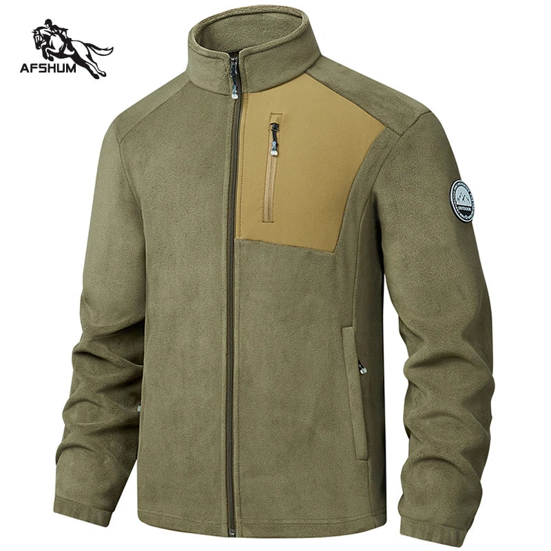 Men’s Fleece Winter Jacket – Thick Warm Casual Outerwear