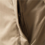 Men’s Solid Color Bomber Jacket – Slim Fit Casual Baseball Outerwear