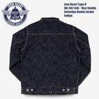Iron Heart Type II 16oz Indigo Selvedge Denim Jacket – Rope-Dyed Vintage Workwear