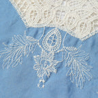 Women’s Lace Trim Floral Embroidered Cami Top