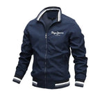 Men’s Waterproof Stand Collar Jacket – Casual Outdoor Sports Windbreaker
