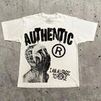 Unisex Harajuku Graphic T-Shirt – Oversized Y2K High Street Streetwear Tee