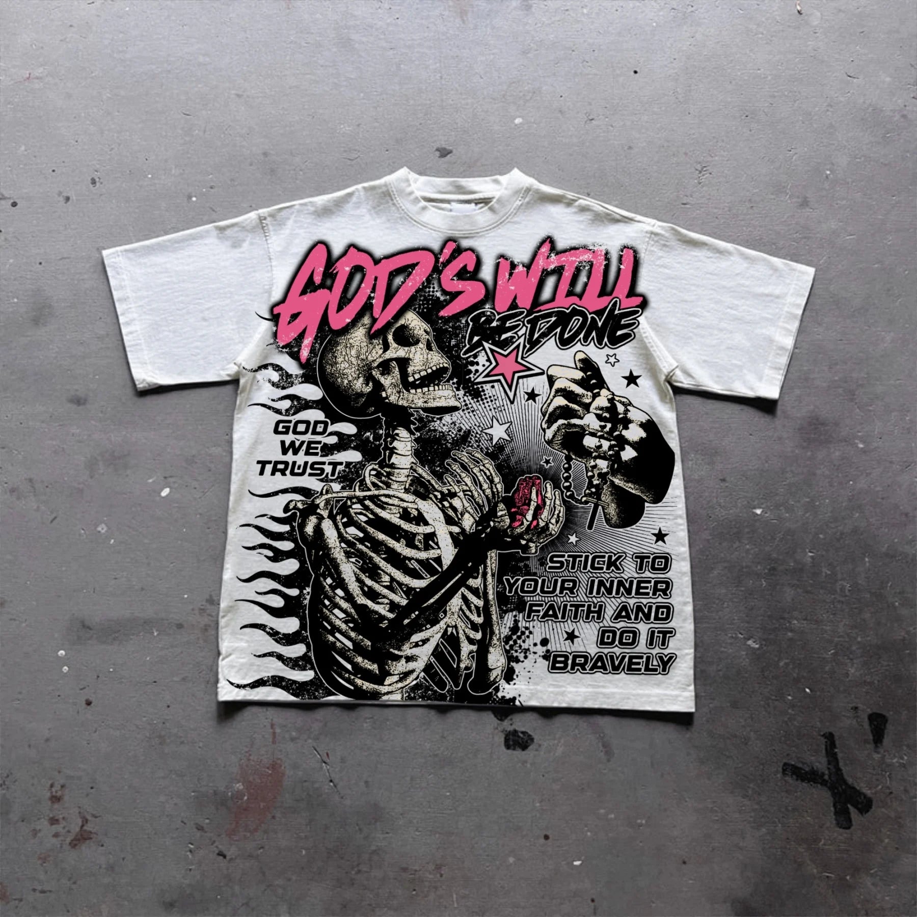 Unisex Harajuku Graphic T-Shirt – Oversized Y2K High Street Streetwear Tee