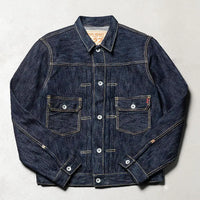 Iron Heart Type II 16oz Indigo Selvedge Denim Jacket – Rope-Dyed Vintage Workwear