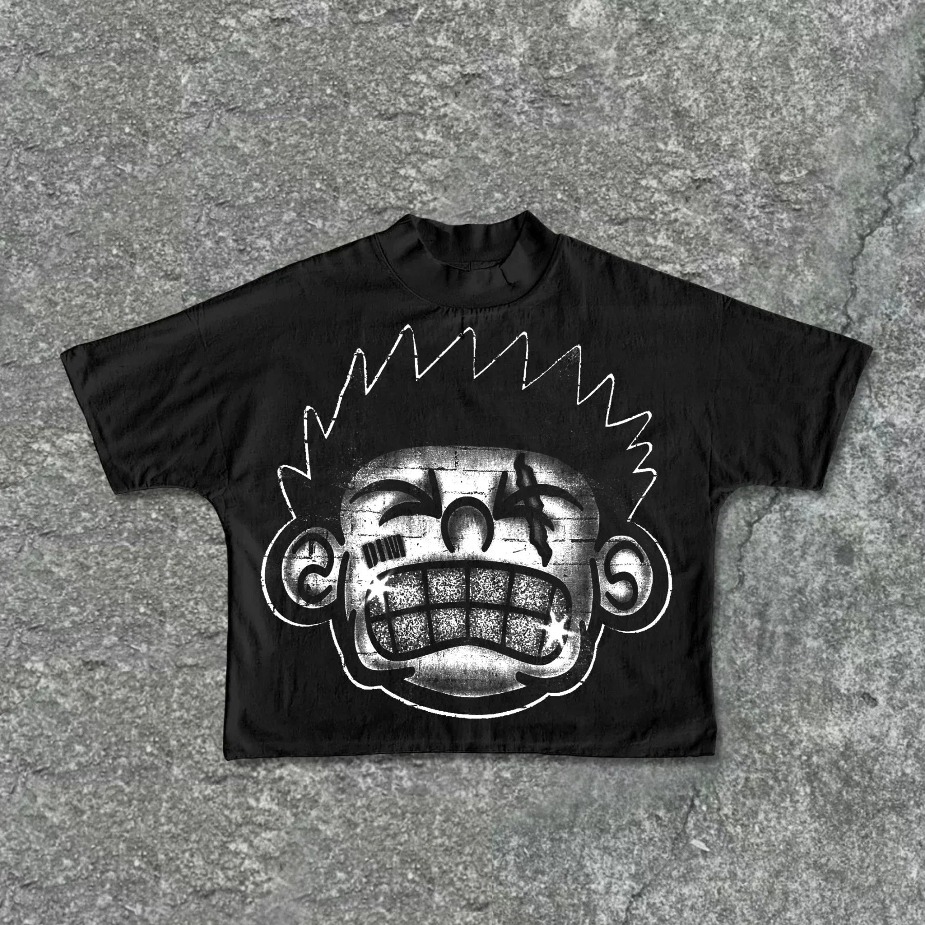 Unisex Harajuku Graphic T-Shirt – Oversized Y2K High Street Streetwear Tee