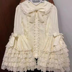 Lolita Lace Princess Sleeve Blouse – Women’s Long Sleeve Inner Top