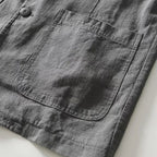 Men’s Cotton Blazer – Lightweight Black Summer Business Jacket