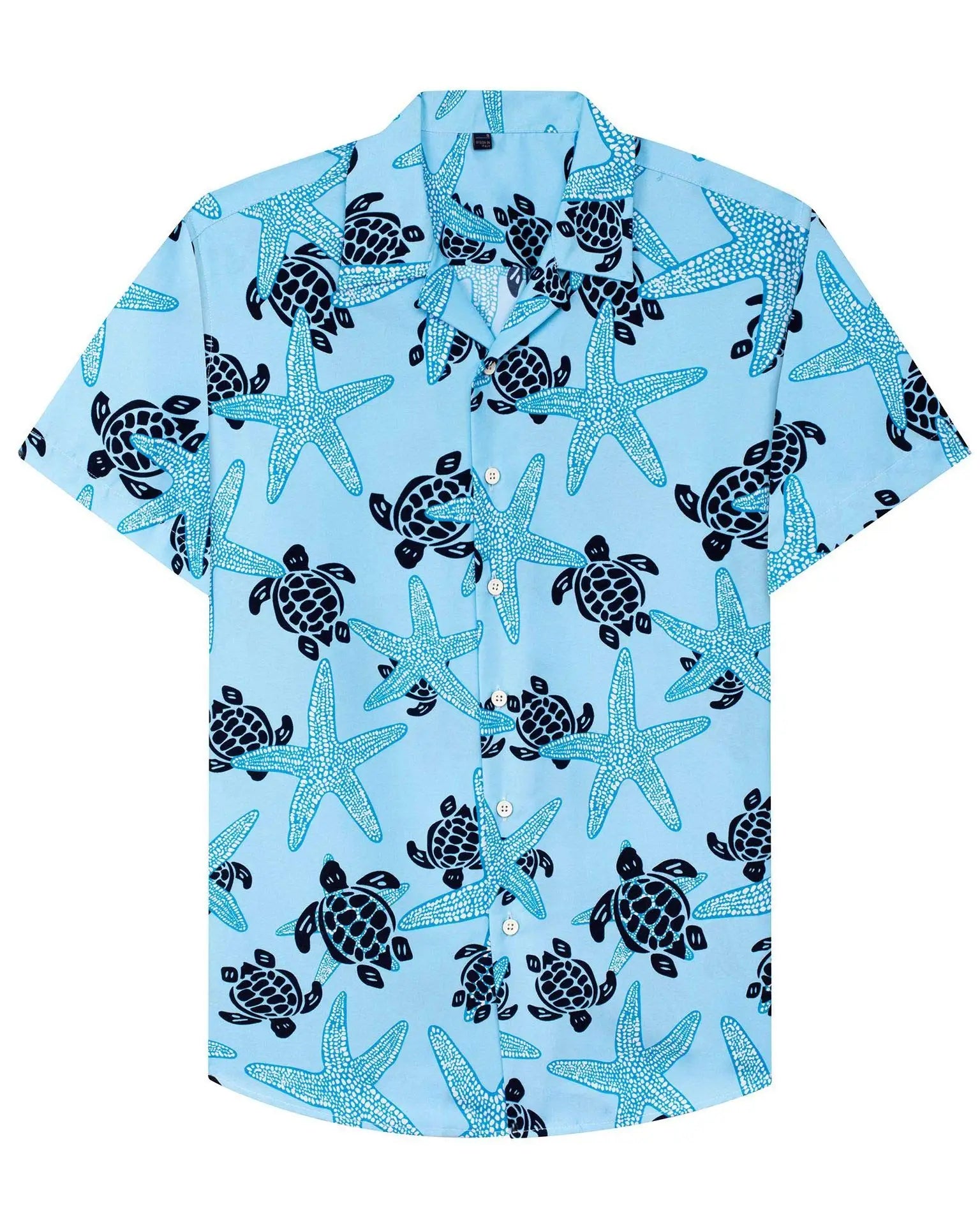 Unisex 3D Tropical Hawaiian Shirt – Colorful Plant Print Short Sleeve Top