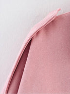 Suede Oversized Bomber Jacket – Women’s Long Sleeve Zip-Up Coat