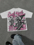 Unisex Harajuku Graphic T-Shirt – Oversized Y2K High Street Streetwear Tee