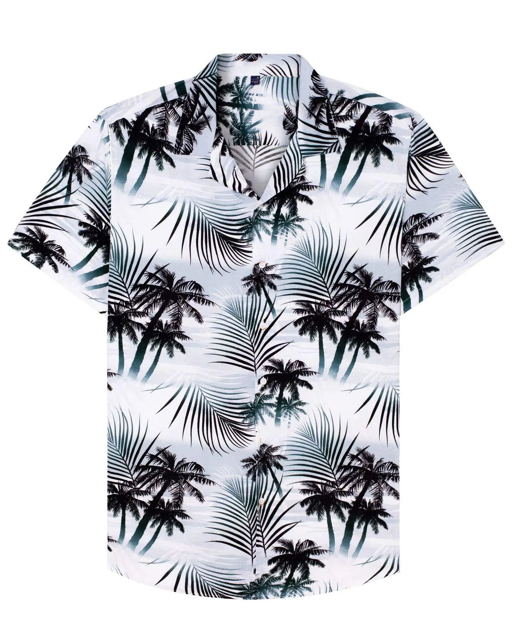 Unisex 3D Tropical Hawaiian Shirt – Colorful Plant Print Short Sleeve Top