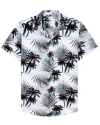 Unisex 3D Tropical Hawaiian Shirt – Colorful Plant Print Short Sleeve Top