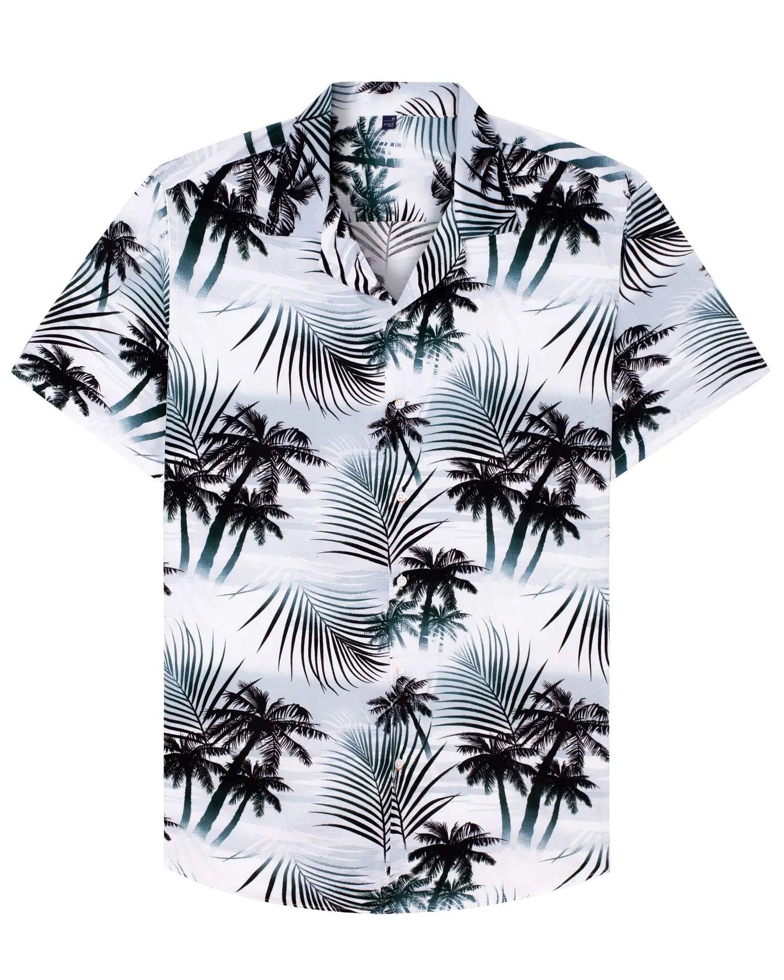 Unisex 3D Tropical Hawaiian Shirt – Colorful Plant Print Short Sleeve Top
