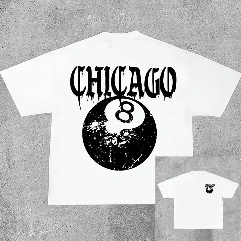 Unisex Harajuku Graphic T-Shirt – Oversized Y2K High Street Streetwear Tee